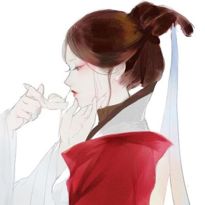 动漫女生头像异瞳古风版