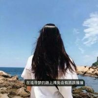 头像女背影或侧面长发