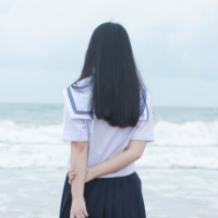 海边头像女